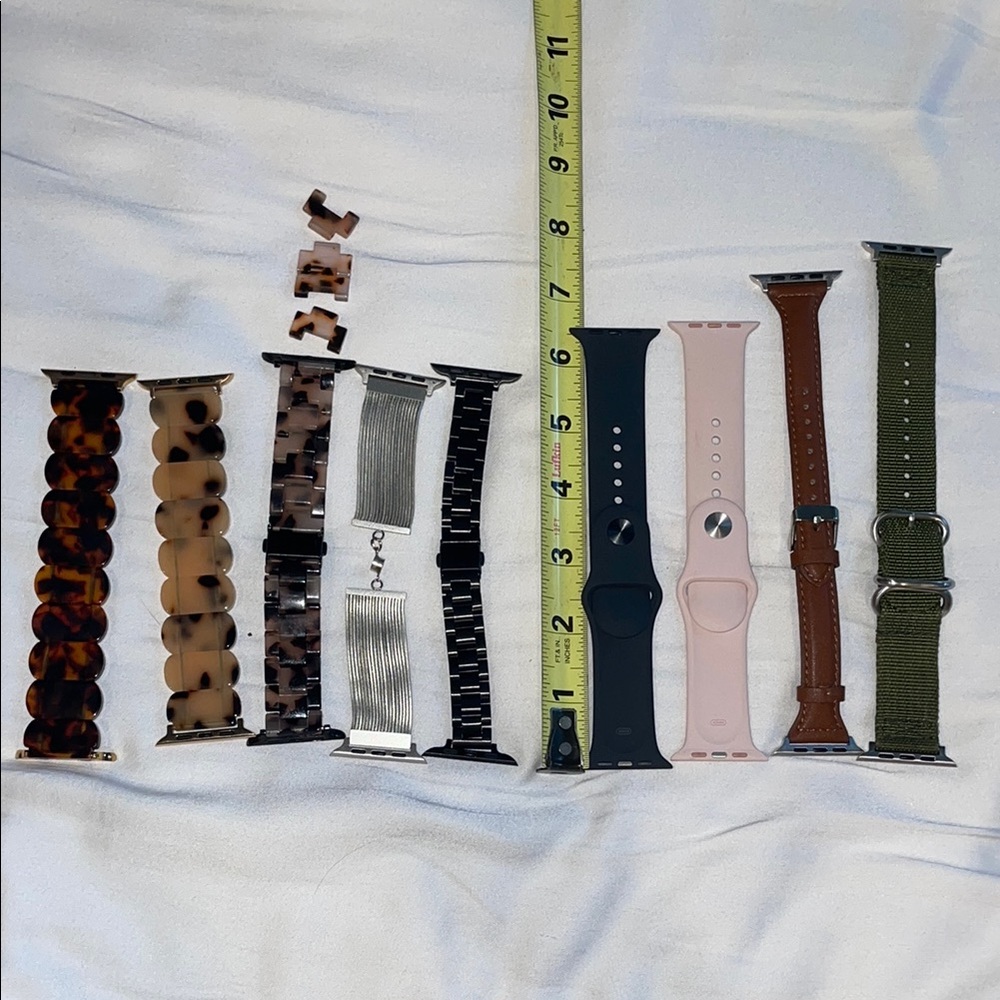 Assorted Apple Watch Bands Collection
